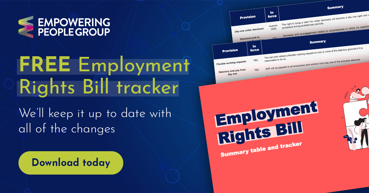 ⚖️ 70% of employers believe the Employment Rights Bill will negatively impact them — citing day-one unfair dismissal rights, default flexible working &amp; SSP changes.

Stay ahead with our updated ERB tracker ⬇️
hubs.la/Q03FrrM-0

#EmploymentLaw