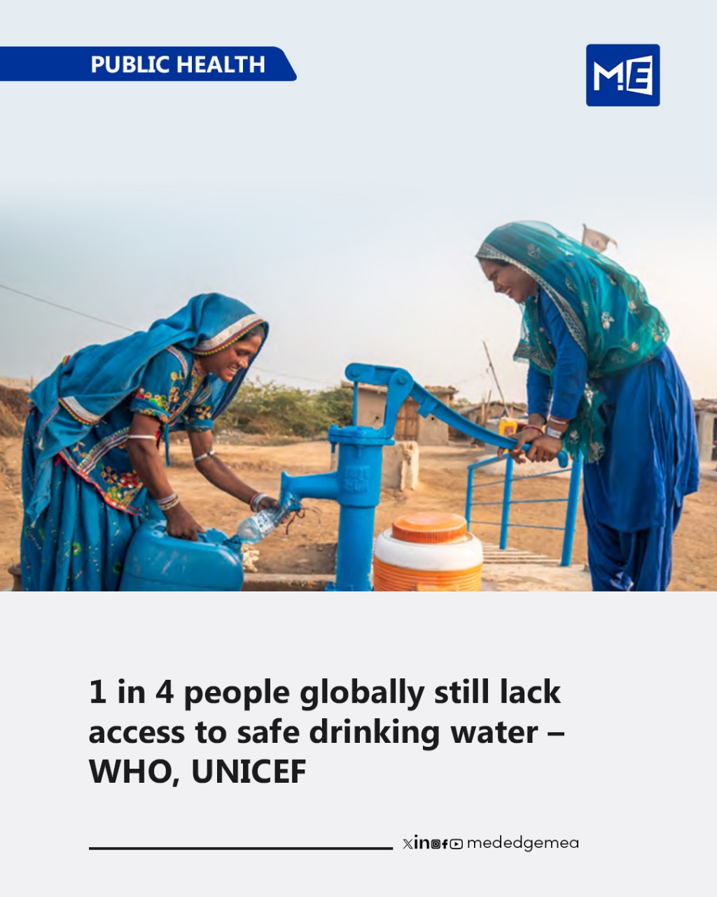 1 in 4 people globally still lack access to safe drinking water – WHO, UNICEF – World Health Organization (WHO)