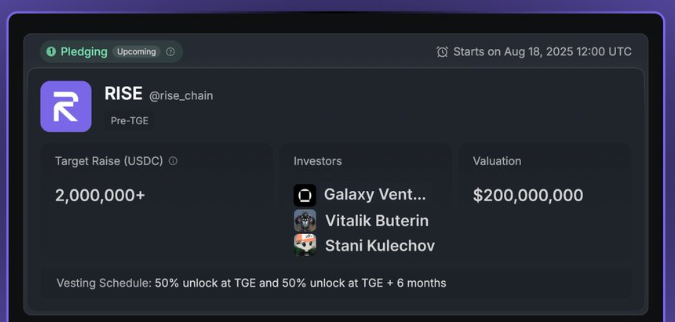 Attention☎️ you can still make a deposit in <a href="/risechain/"></a>  through <a href="/KaitoAI/">Kaito AI 🌊</a> 
Welcome 🚀🚀
yaps.kaito.ai/capital-launch…