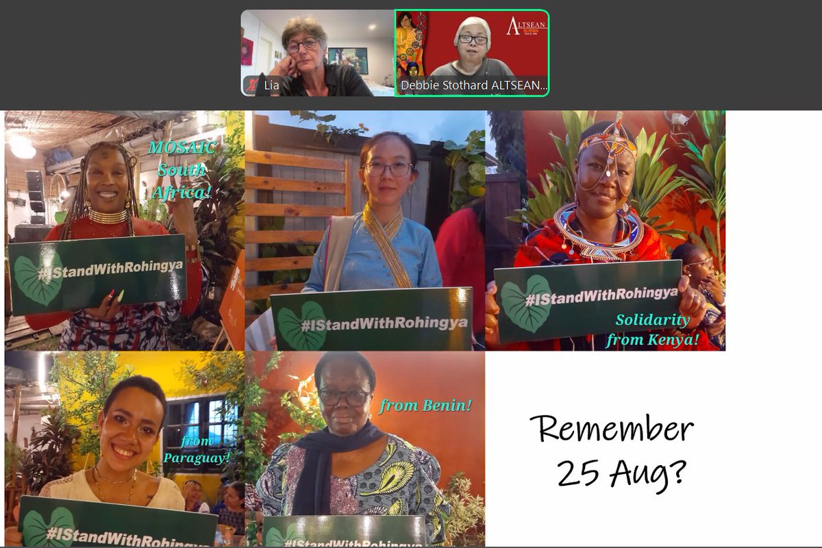 SEA Junction (@seajunction) on Twitter photo 25th August is also the remembrance day of the genocide of the Rohingya. Please join in the #IStandWithRohingya to show your solidarity.
<a href="/Altsean/">ALTSEAN-Burma</a> is active on all social media platforms. Please also check out their work/advocacy! 25th August is also the remembrance day of the genocide of the Rohingya. Please join in the #IStandWithRohingya to show your solidarity.
<a href="/Altsean/">ALTSEAN-Burma</a> is active on all social media platforms. Please also check out their work/advocacy!
