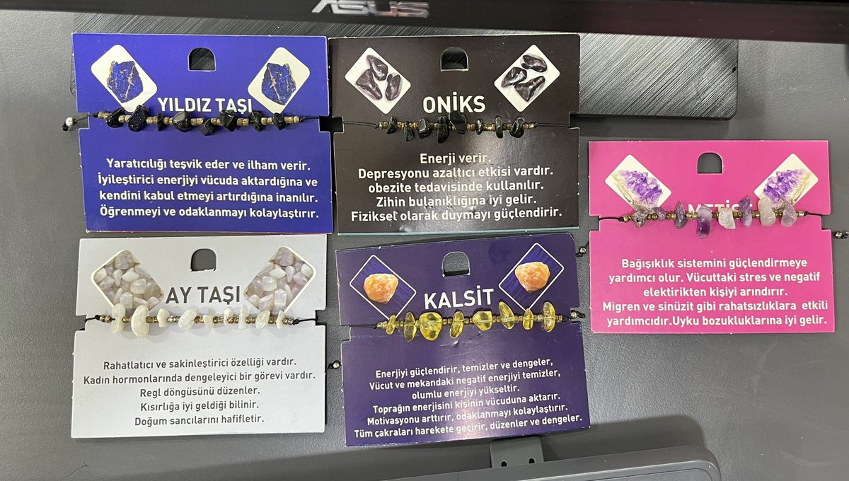 Bugün bana hediye gelen taşlar ve hiçbir anlam ifade etmeyen özellikleri