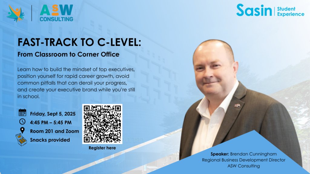 ChulalongkornU's tweet image. 🚀 อยาก #ก้าวสู่ผู้บริหาร ไวขึ้นไหม?
มาฟัง Fast-Track to #CLevel กับ Brendan Cunningham (ASW Consulting)

🗓 5 ก.ย. 2568 | 16.45–17.45 น.
📍 #Sasin ห้อง 201 ชั้น 2  #Zoom
👉 สมัคร: chula.ac.th/news/256678/