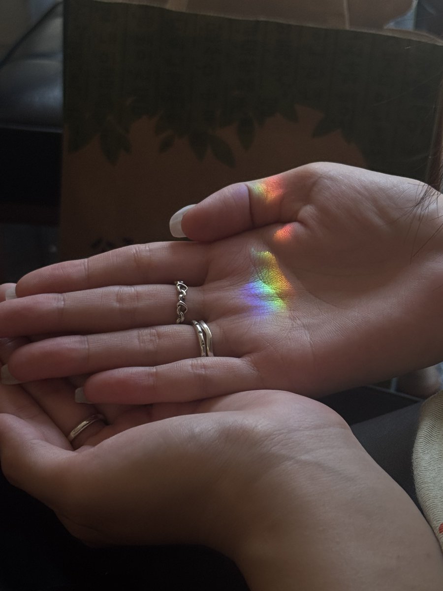 무지개를 잡았어요 🍀🌈