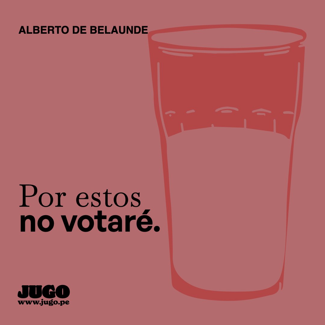 Jugo (@jugodecaigua) on Twitter photo ¿Candidatos que destruyen la democracia? Esta lista no los admite: venganza política, censura de las protestas, amnistías impunes… <a href="/AlbertoBelaunde/">Alberto de Belaunde</a> fija límites claros para el 2026.
🧃¡Léelo ya!: tinyurl.com/ysyhb6wk ¿Candidatos que destruyen la democracia? Esta lista no los admite: venganza política, censura de las protestas, amnistías impunes… <a href="/AlbertoBelaunde/">Alberto de Belaunde</a> fija límites claros para el 2026.
🧃¡Léelo ya!: tinyurl.com/ysyhb6wk
