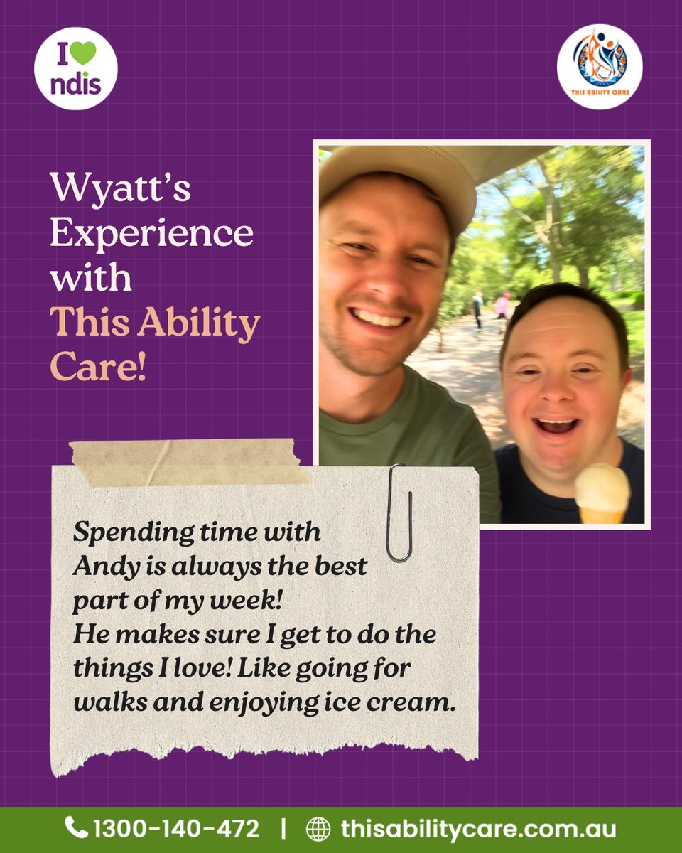 thisabilitycare's tweet image. At This Ability Care, we’re proud to create meaningful connections that empower our participants every day.

📞 1300-140-472
✉ info@thisabilitycare.com.au

#NDIS #NDISProvider  #NDISHelp #ThisAbilityCare  #DisabilitySupport #NDISAustralia #SupportWorker #SupportWorkAdelaide