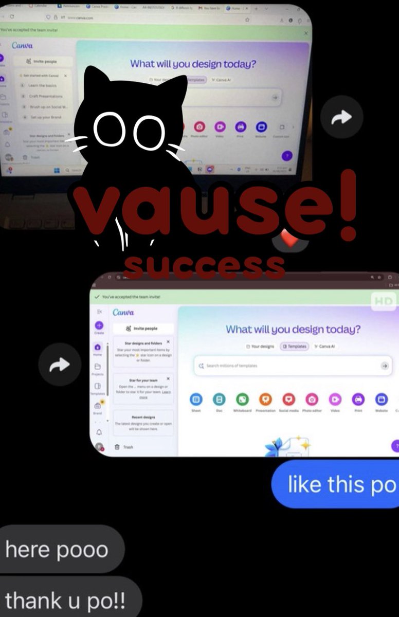 vause • canva capcut yt tweet media