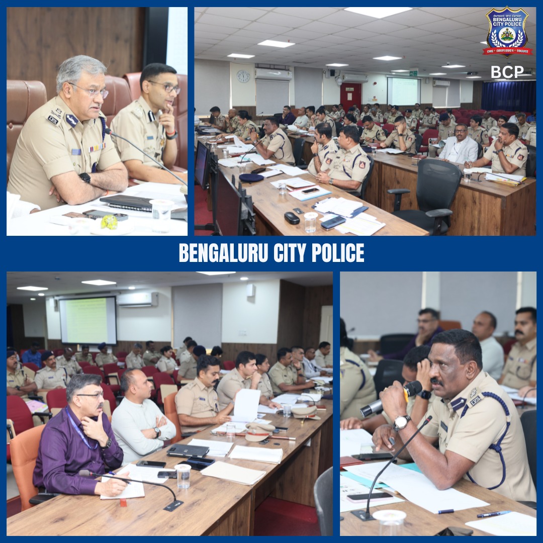 ಆಗಸ್ಟ್ 25, 2025 ರಂದು, ಬೆಂಗಳೂರು ನಗರ ಪೊಲೀಸ್ ಆಯುಕ್ತ ಸೀಮಂತ್ ಕುಮಾರ್ ಸಿಂಗ್, ಐಪಿಎಸ್, ಗಣೇಶ ಚತುರ್ಥಿ ಮತ್ತು ಈದ್ ಮಿಲಾದ್‌ನ ಸನ್ನಿಹಿತವಾಗಿರುವುದರಿಂದ ಆಚರಣೆಗೆ ಮುಂಚಿತವಾಗಿ, ಕಾನೂನು ಮತ್ತು ಸುವ್ಯವಸ್ಥೆ ಹಾಗೂ ಸಂಚಾರ ಡಿಸಿಪಿಗಳು/ಎಸಿಪಿಗಳನ್ನೊಳಗೊಂಡ ಹಿರಿಯ ಅಧಿಕಾರಿಗಳೊಂದಿಗೆ ಬಂದೋಬಸ್ತ್ ಸಿದ್ಧತೆ ಸಭೆಯನ್ನು ಅಧ್ಯಕ್ಷತೆ