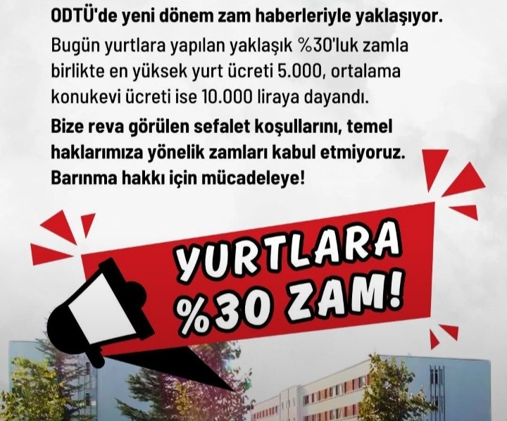 Okulumuzda bu şartlara dayanamayacak çok öğrenci var... Yer belli yatak belli para nereye gidiyor belli değil.. 
Canımızı ister gibi yurt ücreti isteyen müdürler de cabası...