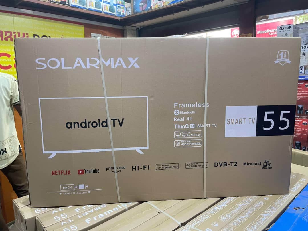 TV nzuri kali na uhakika kwa bei ya kizalendo kabisa..

Solarmax 55" Smart 4K Android TV.

Tsh 740,000/=
Nipigie nikupe Account no unielekeze ipelekwe wapi Boss.

Call/Whatsapp 0716006808