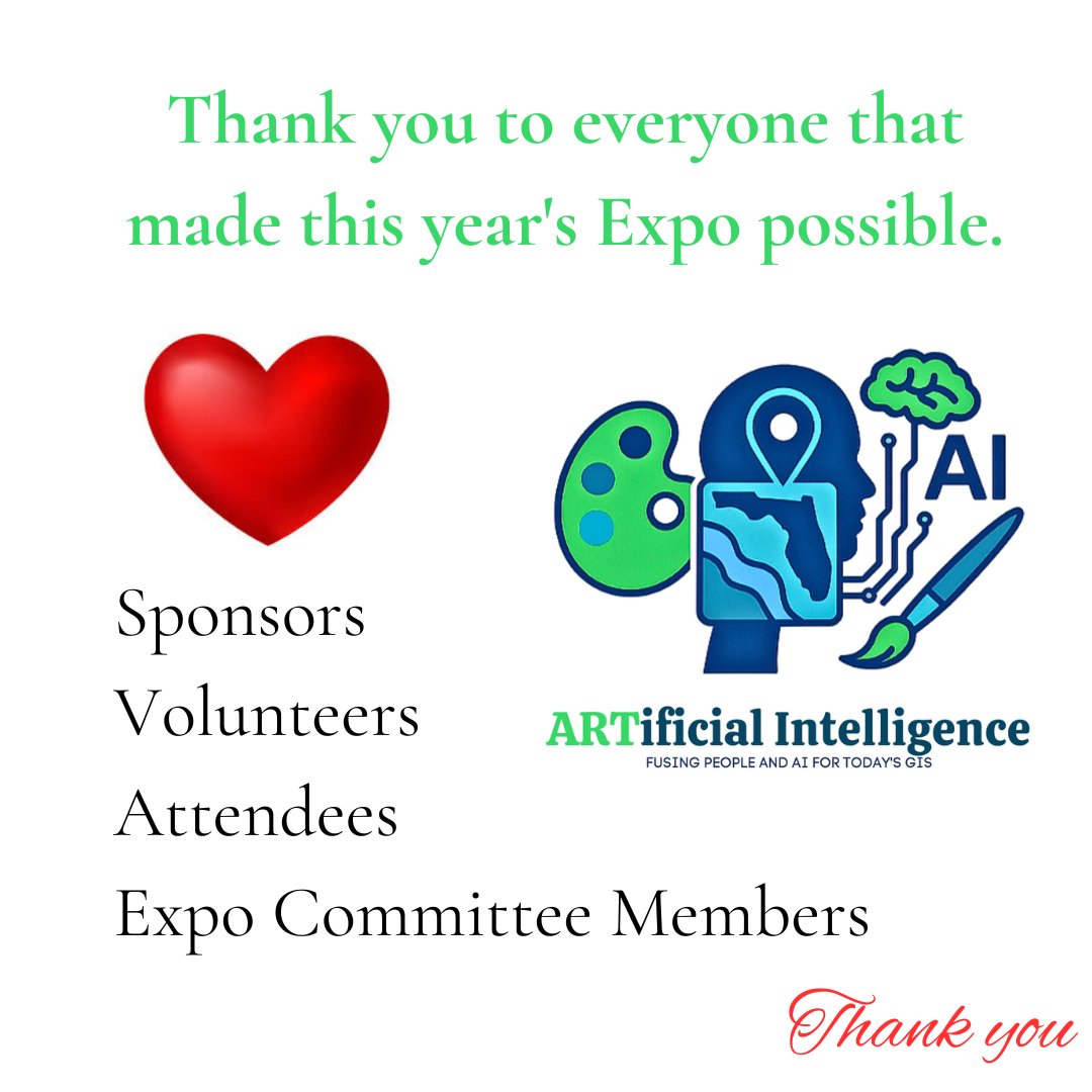 Several of you have asked, so here you go...
Early Bird Sponsorship pricing for the 2026 South Florida GIS Expo.
.
Patron: $2900  /  Exhibitor: $2100  /  Municipal: $500
Visit paypal.com/donate/?hosted… to make your donation or contact sponsors@sfgisexpo.com for more info.
.
#GIS