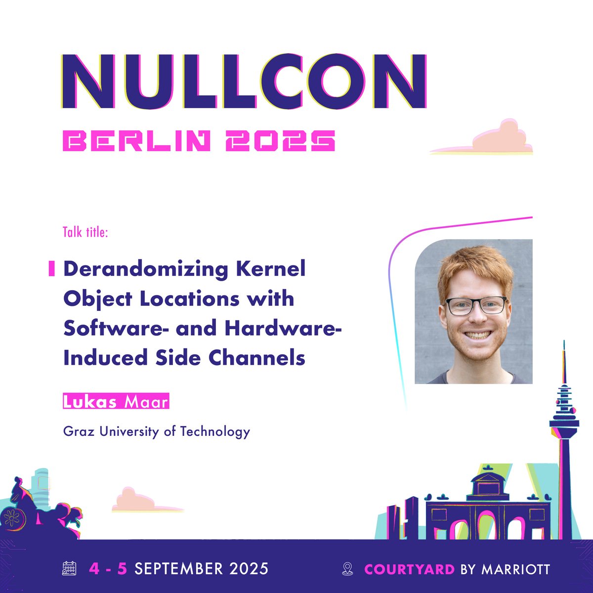 nullcon's tweet image. Lukas Maar discovered two timing #sidechannel attacks that give away hidden map in the #LinuxKernel

One attack uses timing in kernel tables, the other leaks clues from the #TLB. Together, they let users find hidden kernel objects.

👉 nullcon.net/berlin-2025/sp…

#NullconBerlin2025