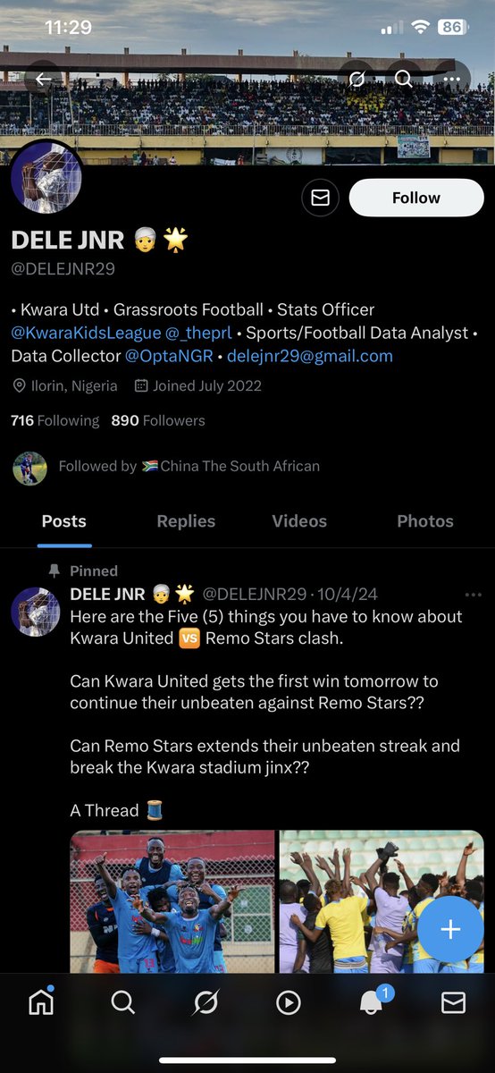 I don’t think so

No be football full your page so…how come you be number 1😊