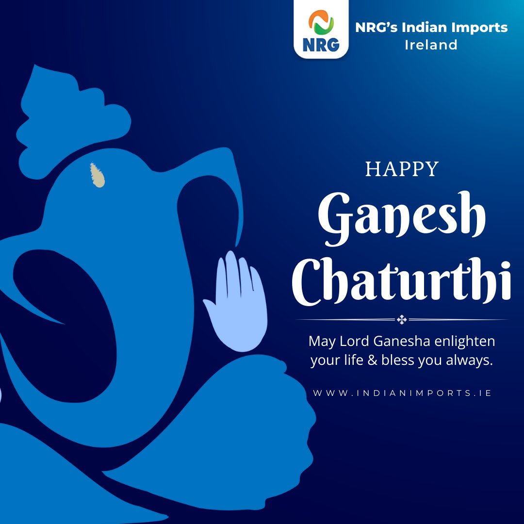 indianimports's tweet photo. Wherever you are, let the spirit of Ganesh Chaturthi unite us all.

Wishing you prosperity &amp; joy this Ganesh Chaturthi!
.
#NRGIndianImports #GaneshChaturthi #GanpatiBappaMorya #Importer #IndianImports #FoodImporter #FMCG #FMCGProducts https://t.co/KGL7FIjY9f