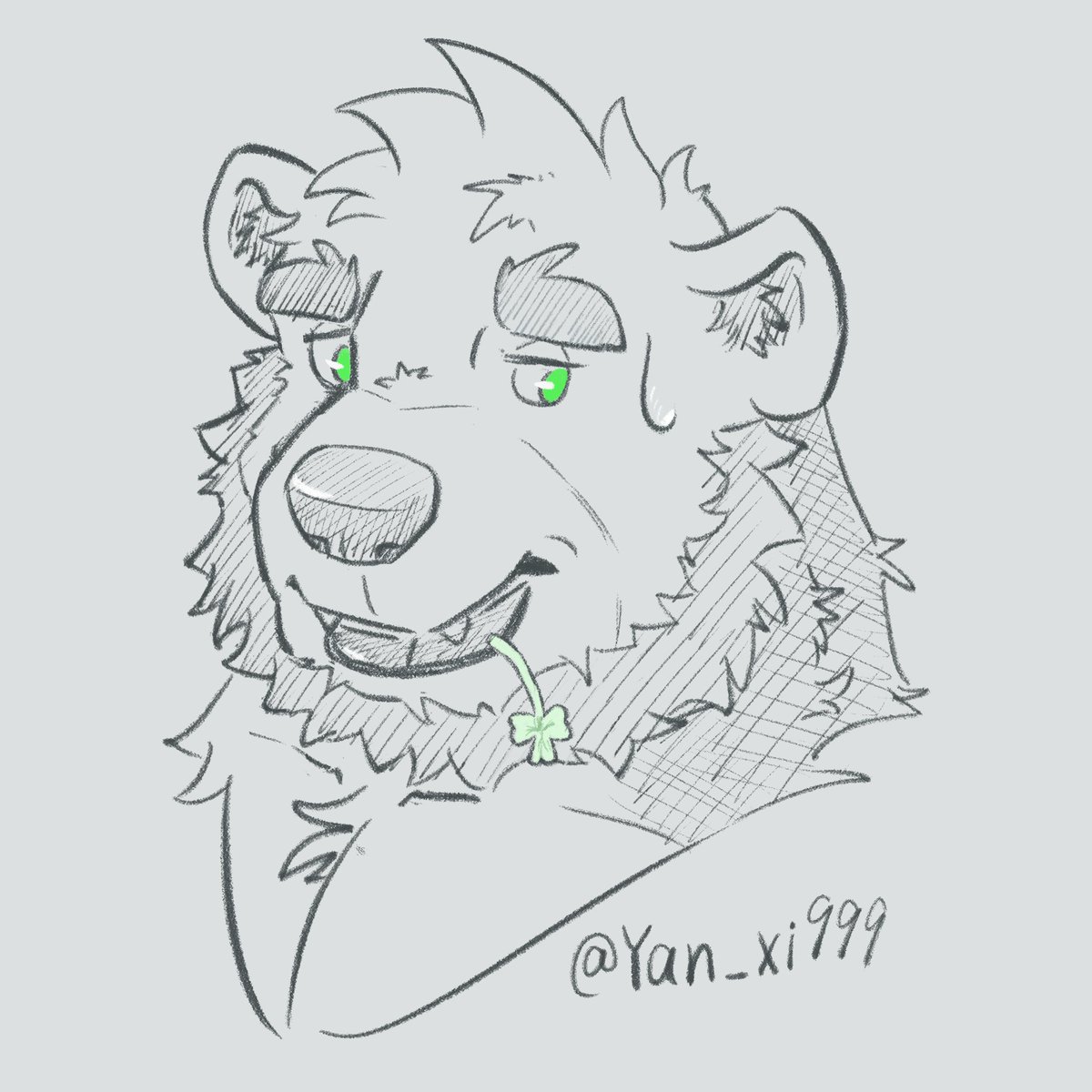 摸鱼摸了一下午，画了朋友的oc