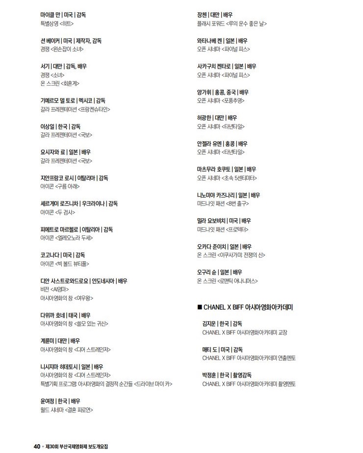 제30회 부산국제영화제 주요 초청 게스트 (1차)

출처: 제30회 BIFF 보도개요집