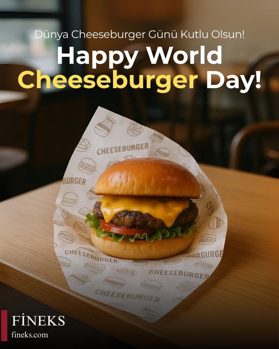 finekskagit's tweet photo. Yağlı kağıtlarımızla cheeseburger keyfine özenli bir dokunuş katıyor, lezzet dolu anların ardında bugün de izimizi bırakıyoruz.

Dünya Cheeseburger Günü kutlu olsun! https://t.co/rqh6uXFxdo