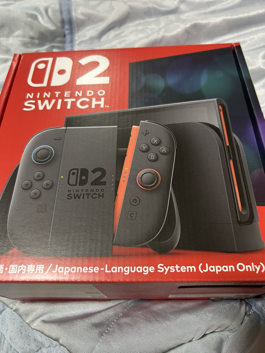 hinponkun's tweet photo. やっとSwitch2届いたー！ https://t.co/SvjZdTAHFe