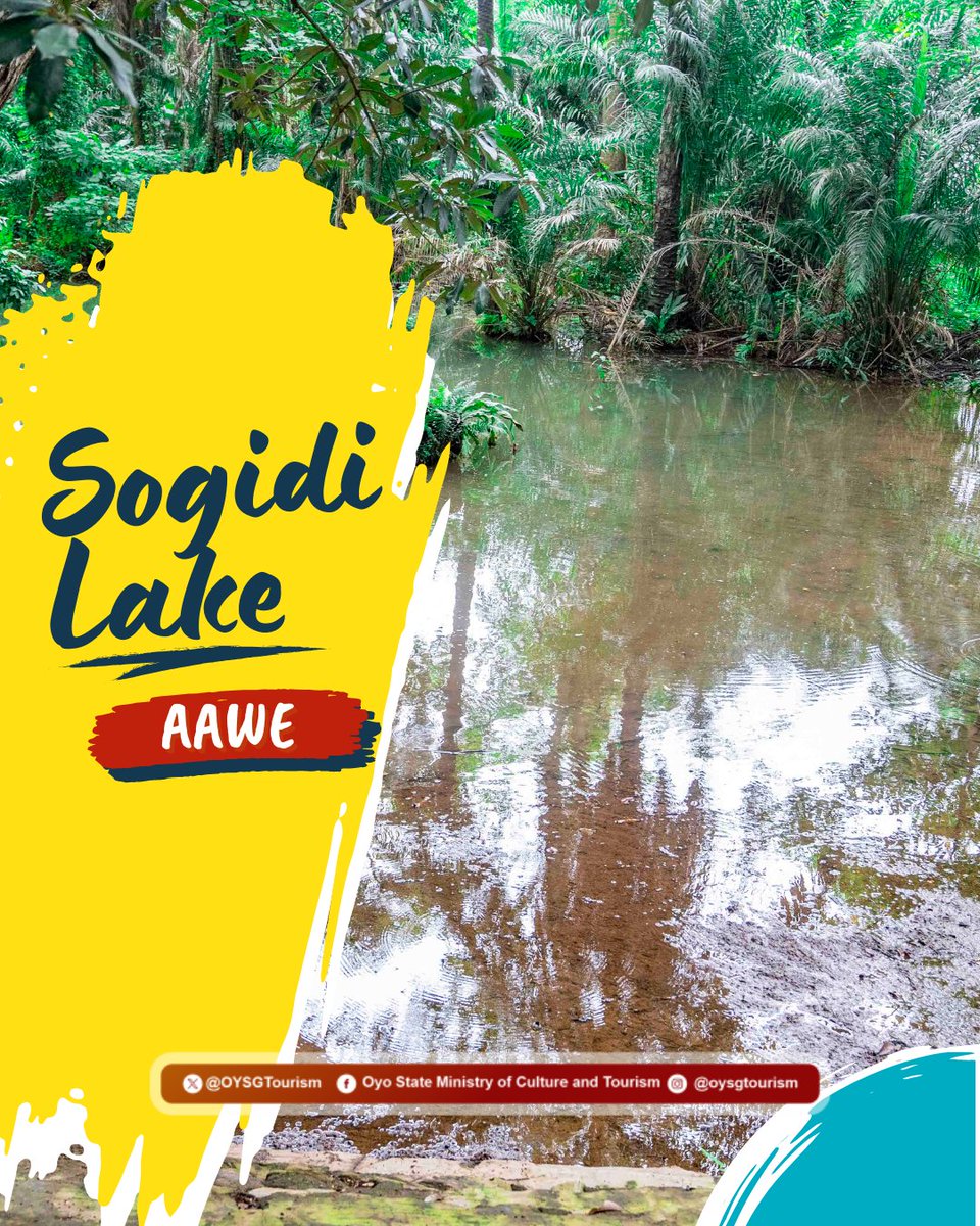 Ní ayé àtijó, our people practised conservation. If you doubt this, explain why you are not allowed to fish in Sogidi Lake?