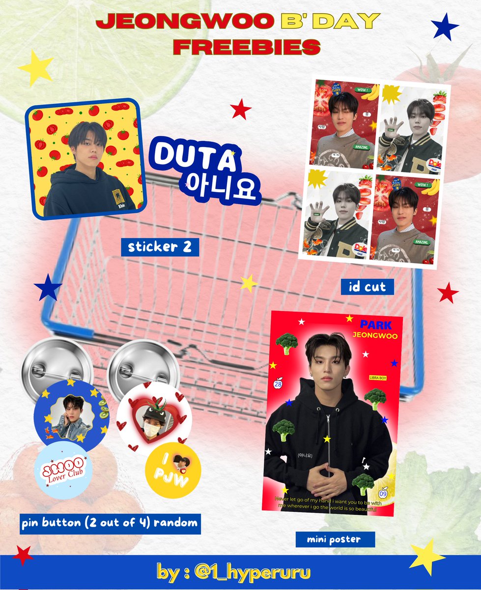 giss . . ✰༘ pacar rutok (@1_hyperuru) on Twitter photo ⋆⭒𓆟⋆🥦⭐ Jeongwoo B'Day Freebies 🍎𓆜✩⋆
1st freebies by <a href="/1_hyperuru/">giss . . ✰༘ pacar rutok</a>
how to claim ?! ◝(⁰▿⁰)◜
✭ super limited qty ‼️
✭ 1 kit 1 person
✭ claim period : 09.09.2025 — time tba
✭ checkout by 🍊
✭ will be set on 8.443
drop your pretty @ if u wanna be tagged ⭐‼️ ⋆⭒𓆟⋆🥦⭐ Jeongwoo B'Day Freebies 🍎𓆜✩⋆
1st freebies by <a href="/1_hyperuru/">giss . . ✰༘ pacar rutok</a>
how to claim ?! ◝(⁰▿⁰)◜
✭ super limited qty ‼️
✭ 1 kit 1 person
✭ claim period : 09.09.2025 — time tba
✭ checkout by 🍊
✭ will be set on 8.443
drop your pretty @ if u wanna be tagged ⭐‼️