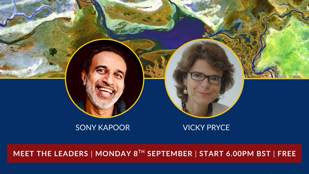 🌍 Join <a href="/SonyKapoor/">Sony Kapoor</a> and <a href="/realVickyPryce/">Vicky Pryce</a> for an interactive 'Meet the Leaders' #webinar on Climate Change 🌱
📅 Mon 8th Sept | 🕕 6:00pm BST
💬 Be part of the dialogue - submit your own questions!
🔗 Register now: radixbigtent.org.uk/events/climate… #ClimateChange