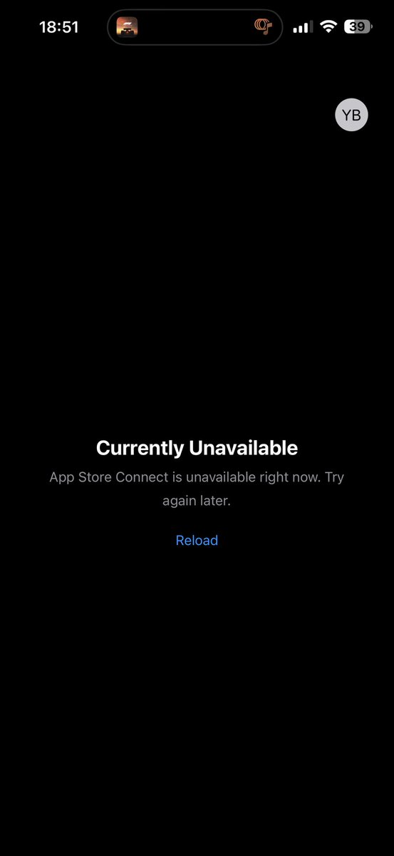 Yuno_appdev's tweet image. It’s down???