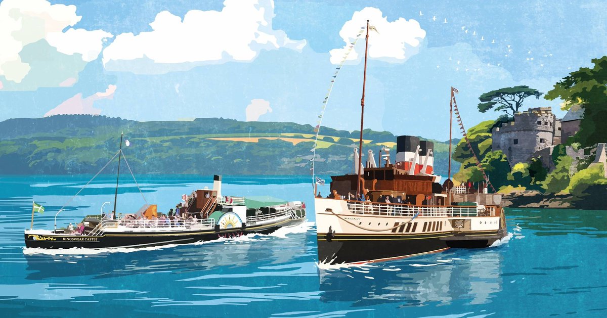 Hip Hip Hooray for Regatta Day! 🎊

At 15:35, Paddle Steamer Kingswear Castle sails from Dartmouth for a historic rendezvous with the world-famous Waverley 🌊🚢✨

A once-in-a-lifetime maritime moment, share your photos &amp; tag us! 😍⛵