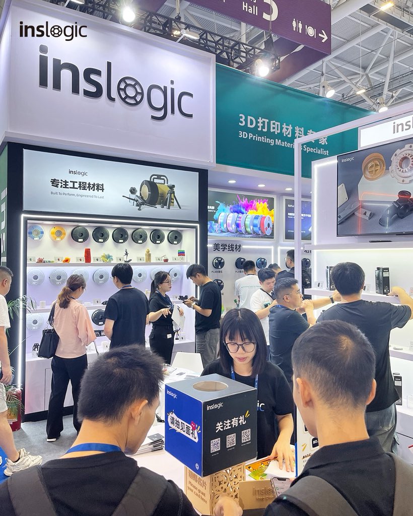 Inslogic3D's tweet image. Kicking off Day 1 at Formnext Asia Shenzhen 2025!
📍 Booth D111 | Hall 5, Shenzhen World Exhibition &amp;amp; Convention Center

Don’t miss our lucky draw—win 250g free engineering-grade filament samples!

#Formnext #inslogic #inslogic3d #inslogicprinttolast #3dprinting