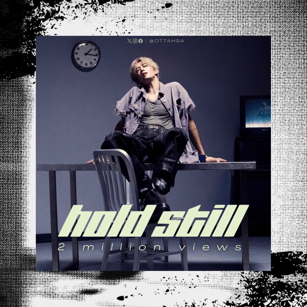 OT7Ahga's tweet photo. Mark Tuan’s “hold still” music video has surpassed 2 million views on YouTube ⛓️‍💥

🤍 https://t.co/JoJDQptzP7

@marktuan #MarkTuan #마크 #段宜恩 #holdstill @DNAmngmnt @GOT7Official 🍓 https://t.co/5w4jvRCAf9