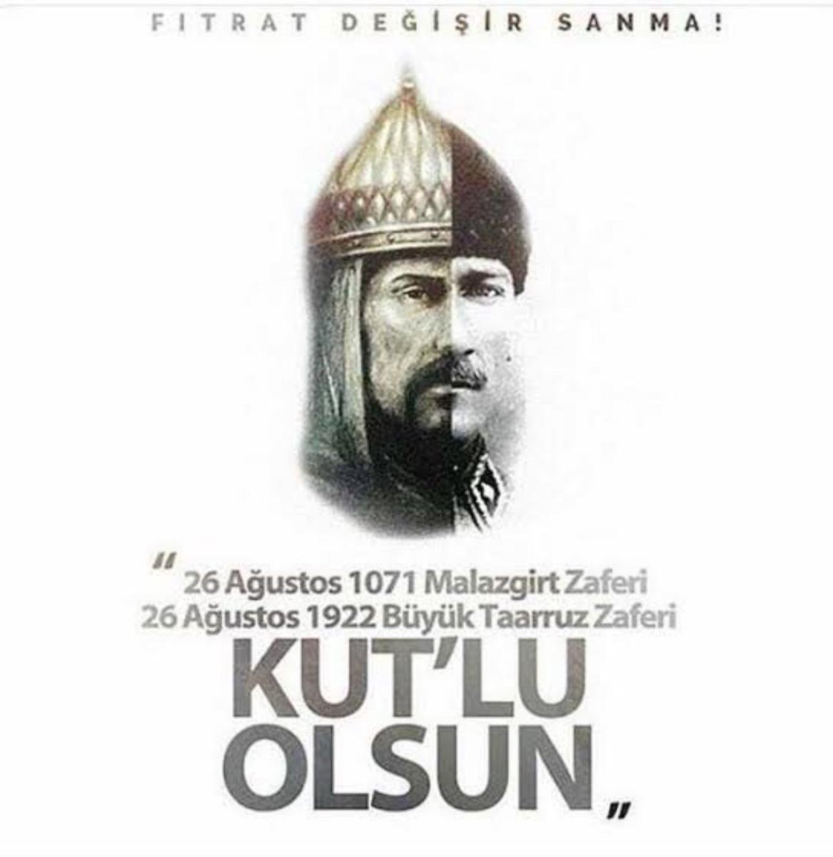 Malazgirt Zaferinin  954’üncü,  Büyük Taarruz’umuzun ise 103’üncü yıl dönümünde, Sultan Alparslan ve Gazi Mustafa Kemal başta olmak üzere vatan için canını bayraklaştıran tüm şehitlerimizi saygı ve rahmetle yâd ediyorum.
#BuyukTaarruz
#Malazgirt