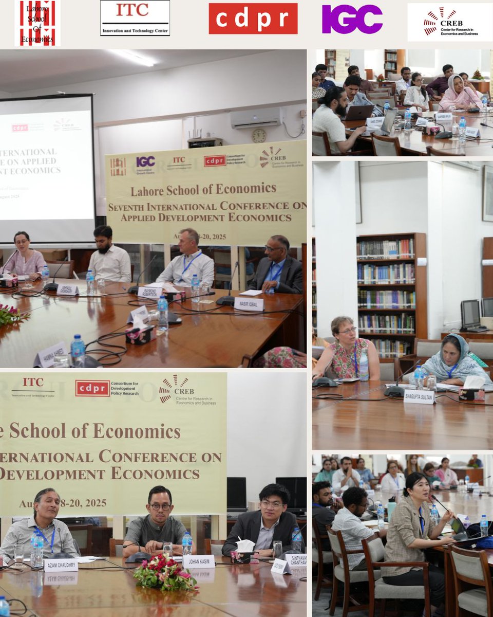 CREB (@creb_pak) on Twitter photo Day 2 of #ADE25 featured dynamic sessions on Climate Resilience, Digital Interventions, Labour Markets, Trade, and Industrial Policy, with plenary talks by Dr. Raymond Robertson and Dr. Azam Chaudhary.
Partners:
<a href="/Lahore_School/">Lahore School of Economics</a>, <a href="/Innovate_Centre/">Innovation and Technology Centre</a>, <a href="/IGC_Pakistan/">IGC Pakistan</a> and <a href="/CDPRPak/">CDPR</a> Day 2 of #ADE25 featured dynamic sessions on Climate Resilience, Digital Interventions, Labour Markets, Trade, and Industrial Policy, with plenary talks by Dr. Raymond Robertson and Dr. Azam Chaudhary.
Partners:
<a href="/Lahore_School/">Lahore School of Economics</a>, <a href="/Innovate_Centre/">Innovation and Technology Centre</a>, <a href="/IGC_Pakistan/">IGC Pakistan</a> and <a href="/CDPRPak/">CDPR</a>
