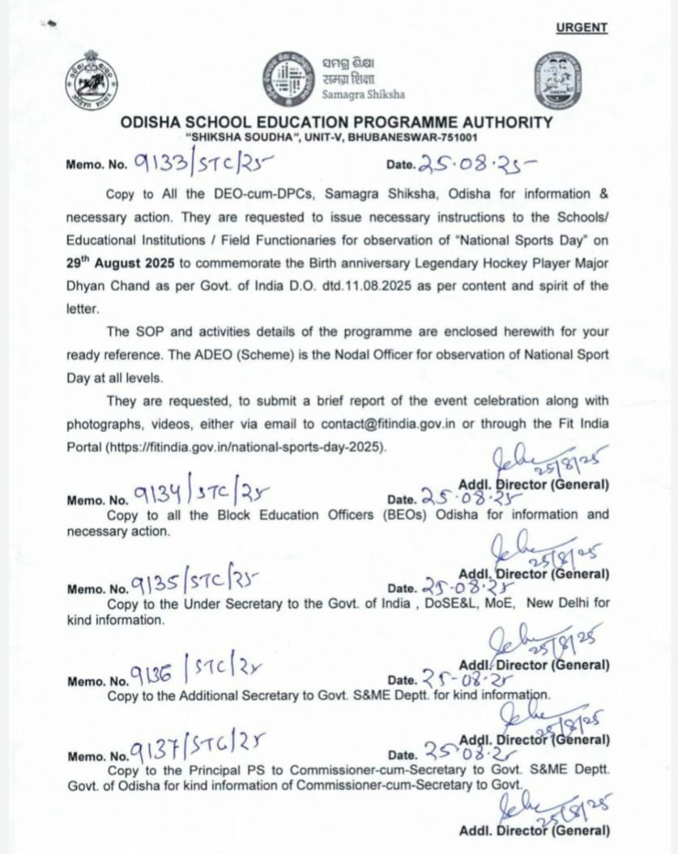 <a href="/CMO_Odisha/">CMO Odisha</a> <a href="/SMEOdisha/">EducationOdisha</a> <a href="/NityanandaBJP/">Nityananda Gond</a>  <a href="/KVSinghDeo1/">Kanak Vardhan Singh Deo (Modiji Ka Parivar)</a> <a href="/MohanMOdisha/">Mohan Charan Majhi</a> 
<a href="/rdmodisha/">Revenue & DM Department, Government of Odisha</a>  ମହୋଦୟ,  ନୂଆଖାଇ ପରଦିନ ତଥା "୨୯.୦୮.୨୦୨୫" ସରକାରୀ ଛୁଟି ଘୋଷଣା ହୋଇଥିବା ବେଳେ , OSEPA ବିଭାଗର ଚିଠି ଶିକ୍ଷକଙ୍କ ମନରେ ଛୁଟି କୁ ନେଇ ଦ୍ଵନ୍ଦ ସୃଷ୍ଟି କରୁଛି ।  ତେଣୁ ଉକ୍ତ ଦ୍ୱନ୍ଦ ଦୂର କରିବାକୁ ଅନୁରୋଧ  🙏