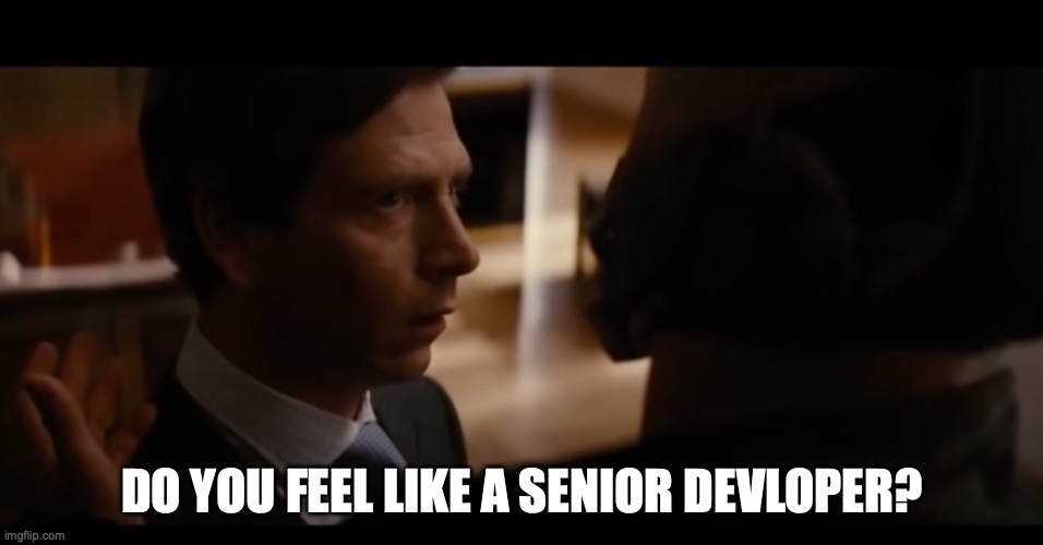 To the "senior developers" with 3 years experience, 1 of which has been vibe coding: