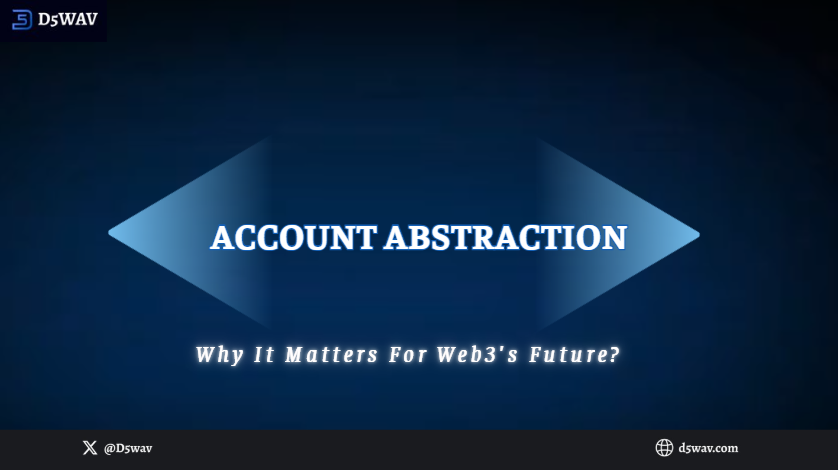 D5wav's tweet photo. Account Abstraction: Why It Matters For Web3's Future

In the current Web3 landscape, wallets are still a major barrier for mainstream adoption, from confusing private keys to complex transaction flows.

Account Abstraction (AA) changes this. It allows wallets to function more like smart contracts, enabling:

- Gasless transactions for smoother onboarding
- Social recovery instead of seed phrases
- Programmable security rules to protect users from exploits

This isn’t just another upgrade, it’s a fundamental shift that turns Web3 from a developer-centric ecosystem into one that anyone can use.

For builders, AA unlocks new UX possibilities. For users, it means fewer hurdles. For the industry, it’s the next step toward mass adoption.

#D5wav #Web3