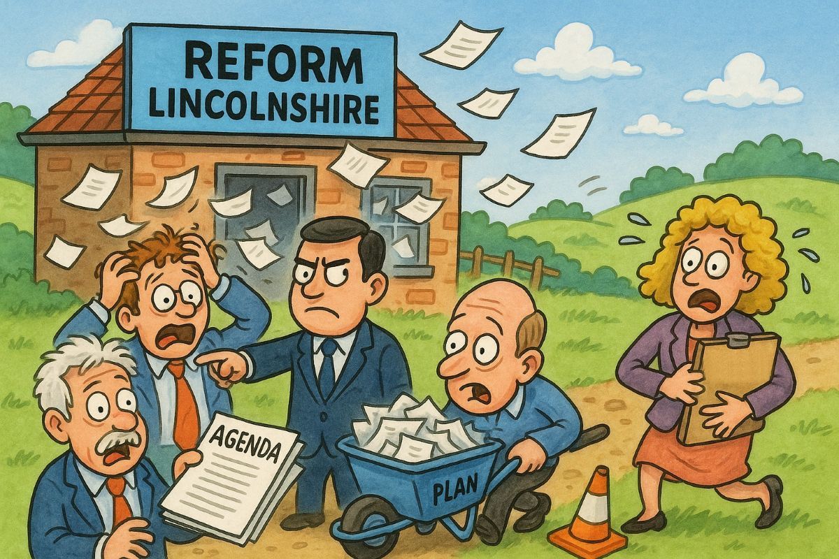 🚨 Chaos at County Hall 🚨
Reform Lincolnshire’s latest blunder: a half-million pound drainage scheme rushed through without proper scrutiny, £67k for a farmer’s track, and unanswered questions piling up.

Do they even know how to run a council? 👇 
buff.ly/Atd1gFI