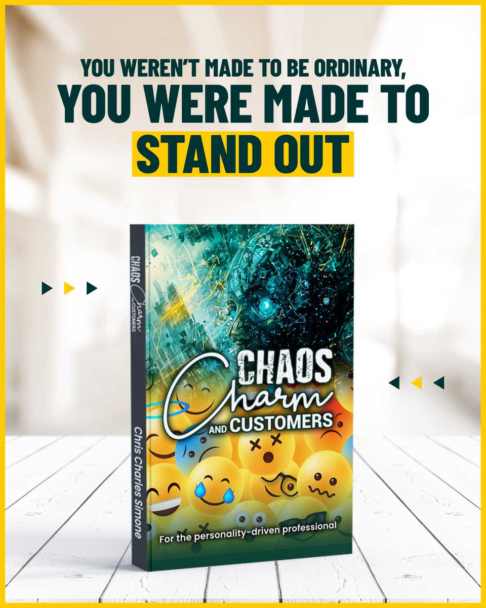 AuthorCCS's tweet image. This book encourages individuals to embrace their natural strengths, embrace their quirks, and lead with qualities that make them impossible to ignore.
 
Now live start reading! a.co/d/5s4qcT0

#StandOutProud #OwnYourEdge #BeSeenBeHeard #AuthenticityWins