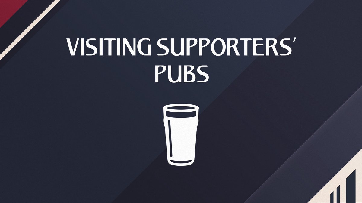 🍺| The majority of pubs and bars in the city centre will be for home supporters only on a matchday, and will require supporters to produce a home match ticket or season ticket card to gain entry. 

The Prince Albert is available to Visiting Supporters. It's a 3 minute walk from