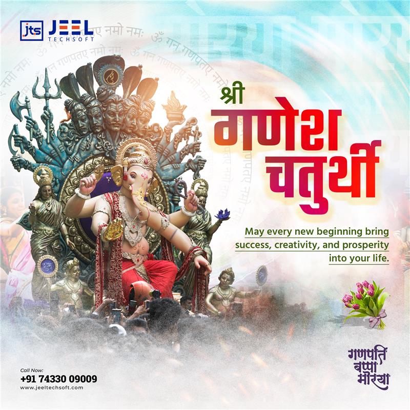 JeelTechsoft's tweet image. May Lord Ganesha guide your path and bless you with wisdom, courage, and happiness. Happy Ganesh Chaturthi! ✨🙏

#GanpatiBappa #GaneshChaturthiVibes #FestiveMood #GaneshChaturthi2025 #GanpatiBappaMorya #BappaMorya #GaneshChaturthi #FestiveJoy
