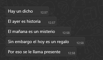 No hay mejor sabio que un tío que va lo que viene a ser un poco mermelada para sacar reflexiones
- Un sabio.