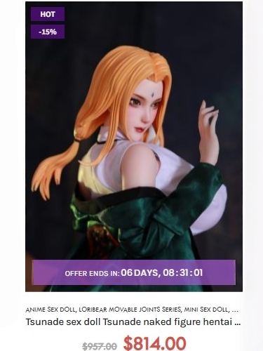 https://t.co/AzRGpIYnvI  Loribear Mini Sex Doll [Tsunade]   Back to School Sale  Less than a week left  Don't miss your chance! Our  Tsunade Mini Doll is now $100+ OFF