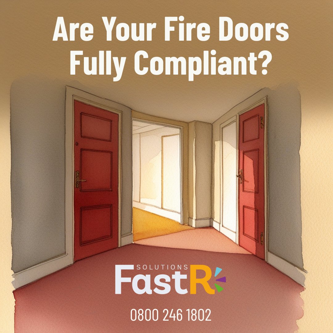 FastRSolutions's tweet image. Are your fire doors fully compliant?
They’re your last line of defence — don’t wait for an incident to find out they’ve failed.
✅ Professional inspections
✅ Actionable reports
📍 UK-wide
📞 Book now 0800 2461802
#FireDoors #FireSafety #Compliance #PropertyManagement