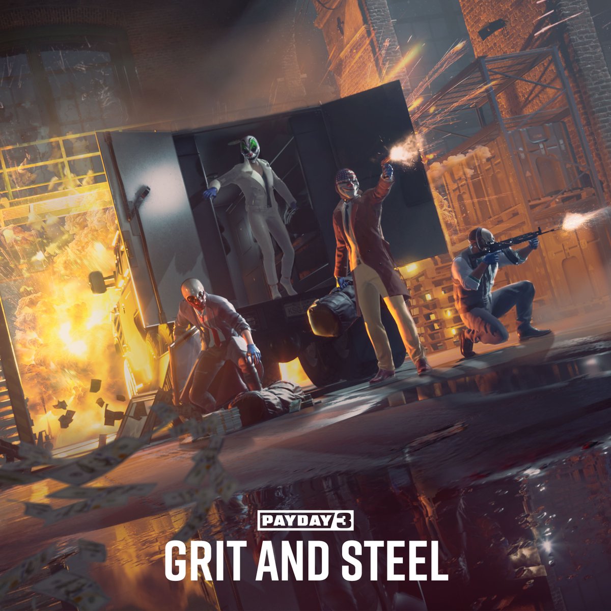 And if you missed it - We released the Delivery Charge soundtrack Grit and Steel this morning! Give it a listen, and tell us how <a href="/abrasounds/">Gustavo Coutinho</a> killed it once again🎉👀 hs.paydaythegame.com/jNvn50WLTHt