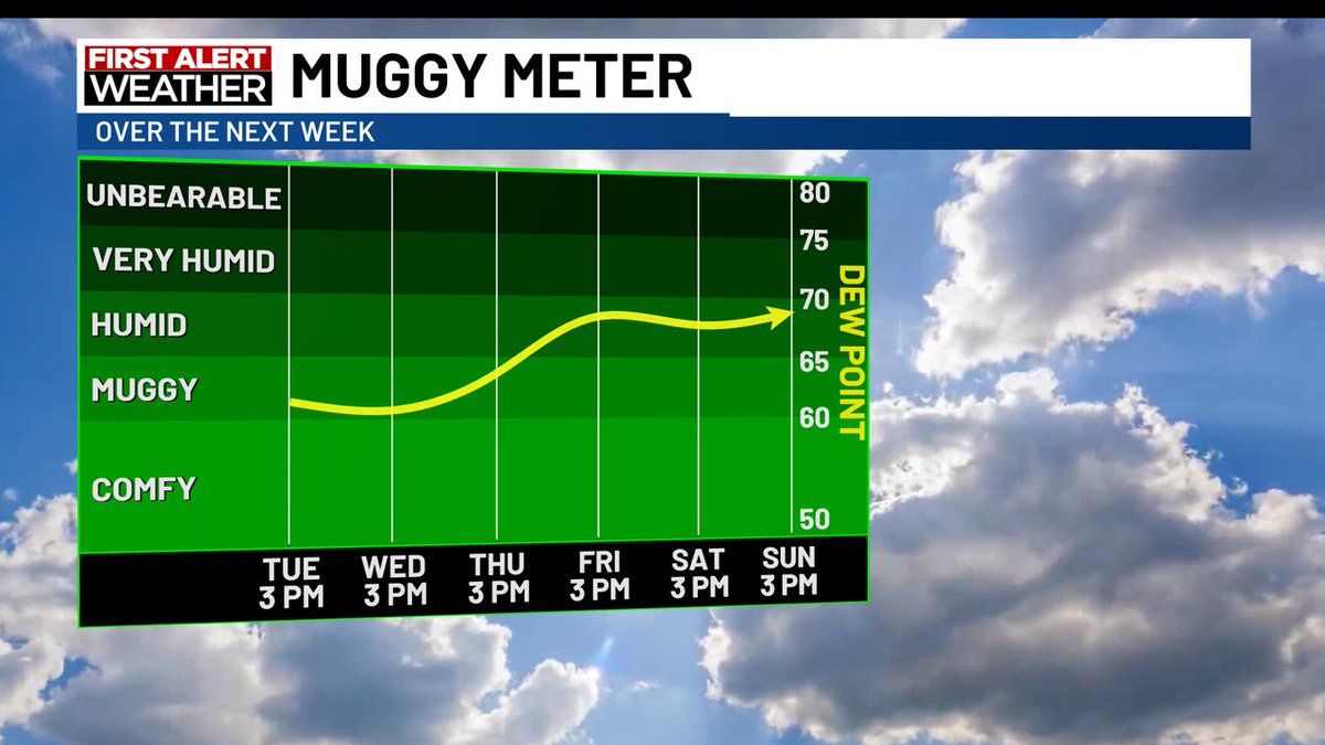 Andrew Gorton WTOC (@andrewgortonwx) on Twitter photo Drier air has moved in and will hang out for a few days, enjoy! Drier air has moved in and will hang out for a few days, enjoy!