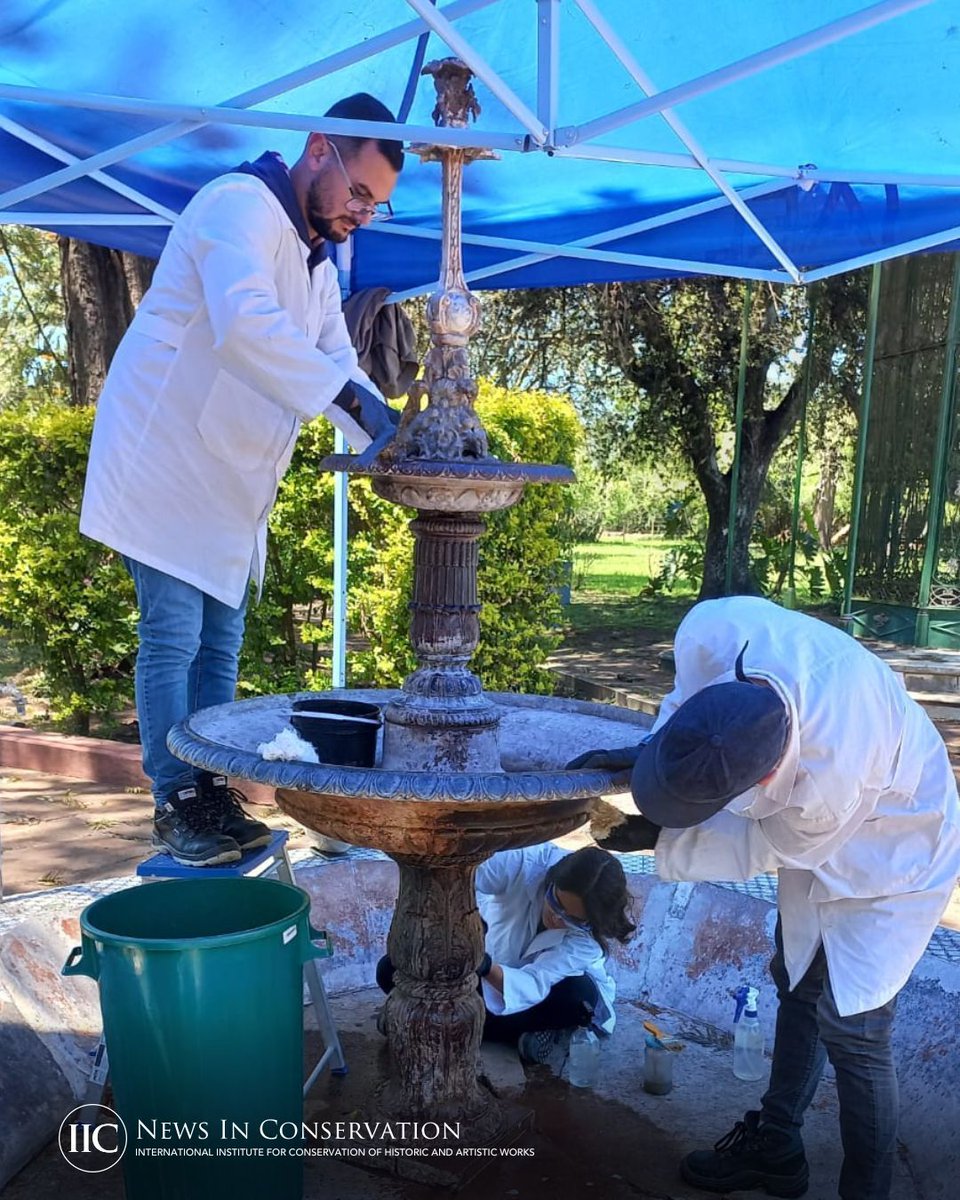 How conservators in Argentina are combining traditional lime plaster techniques with modern science to restore a 19th-century palace.

Read about it in Issue 109 of NiC, p. 16-21 buff.ly/97T5P8r