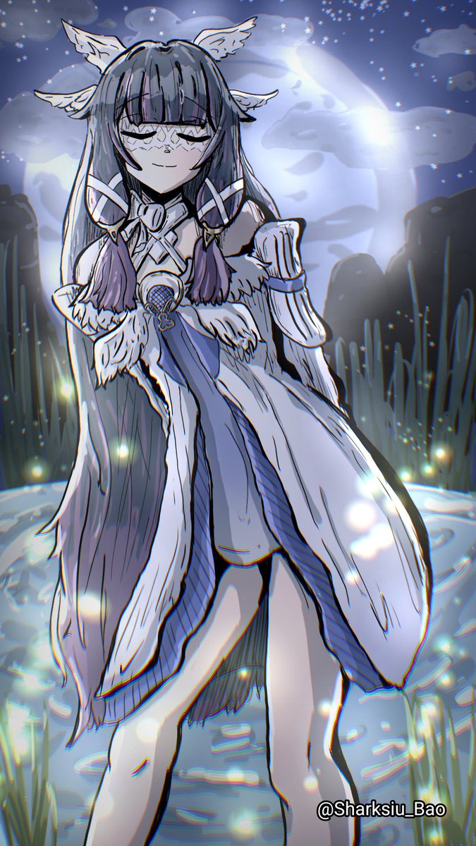 SharkSiu's tweet photo. Damselette Columbina ✨️🌙
The one Genshin character im still looking forward to after all these years 🙃

#GenshinImpact #columbina #Genshinfanart https://t.co/A3vRd0gvsM