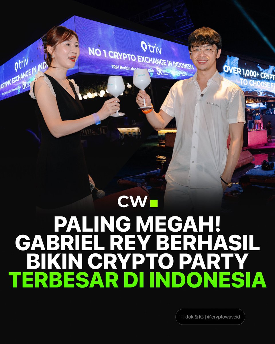 Biggest Crypto Party in Indonesia🤩