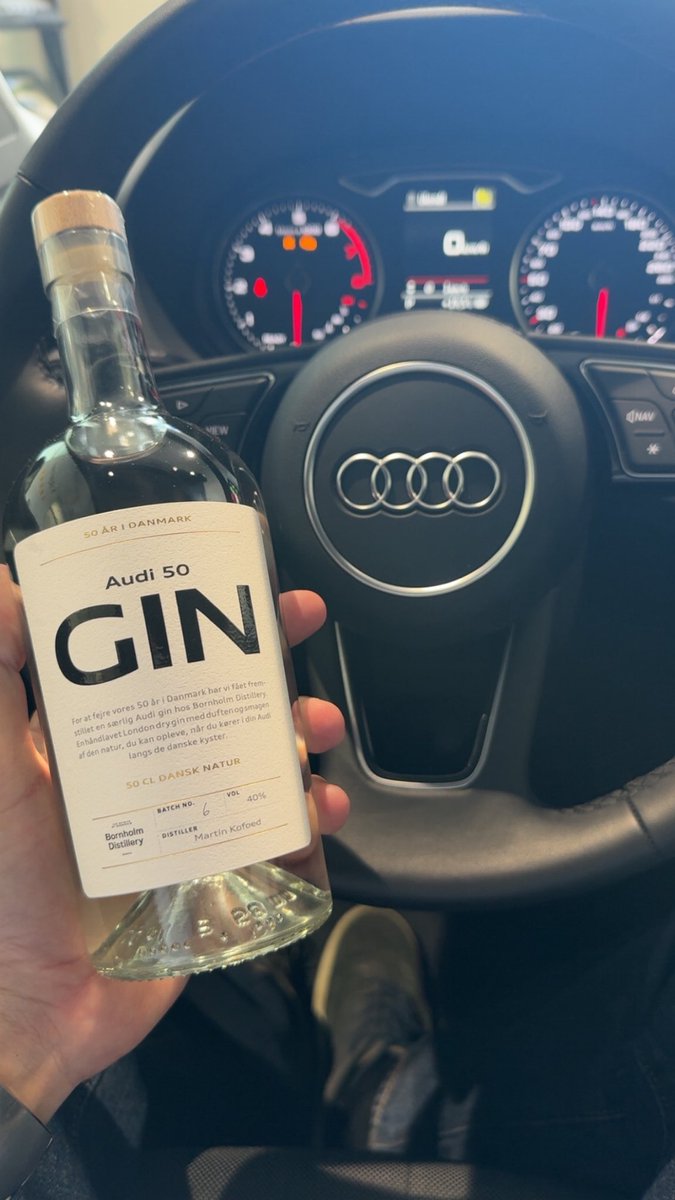 Audi har 100% fanget mig, når man får en gin med bilkøbet.