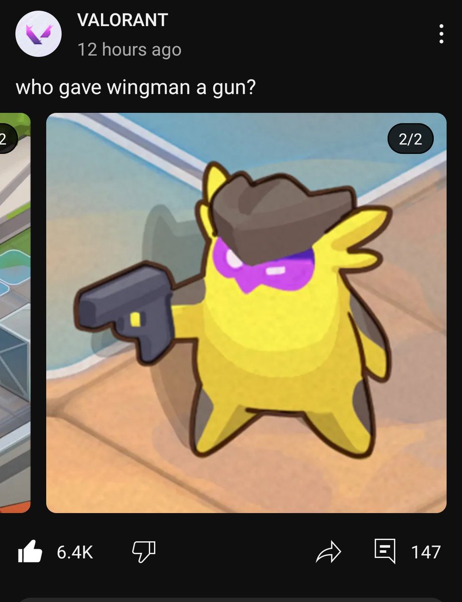 He is like "hey there mf"