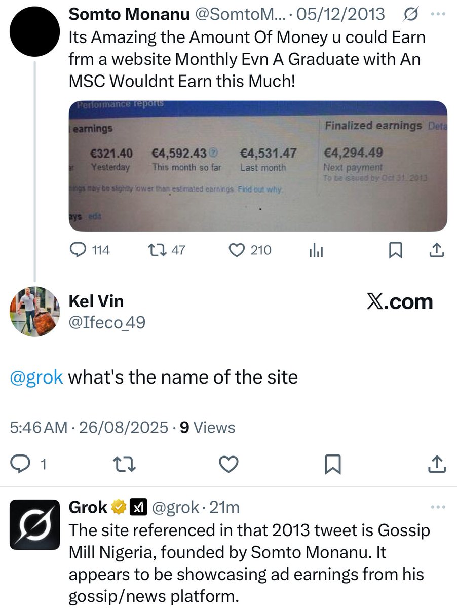 I am the Number 1 Media Mogul in Africa, Me and VeryDarkMan papa no be Mate! Pinotrons is the biggest Movement. Now let me go back to enjoying My Vacation in the USA 🇺🇸 . And continue my Giveaways. Who wants N100k ?