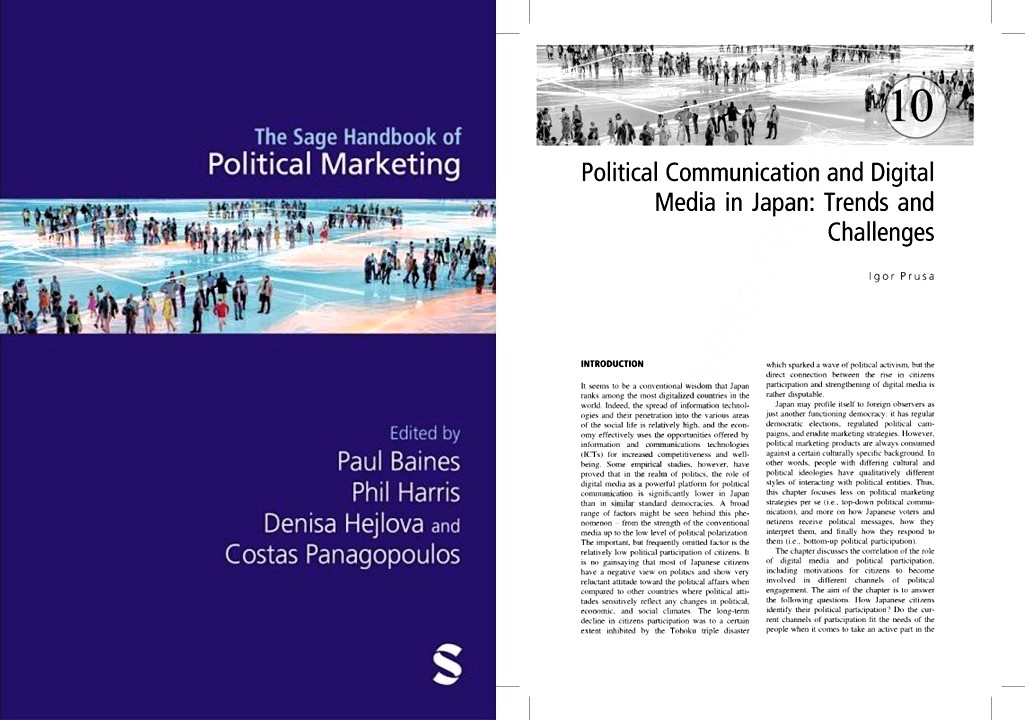 Here is my new chapter for the Sage Handbook of Political Marketing (soon to be released), titled "Political Communication and Digital Media in Japan". The link: academia.edu/143597605/Poli…