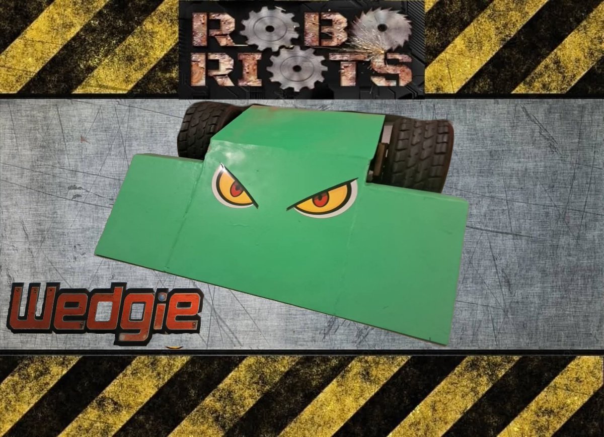 That's us all signed up for this year's <a href="/Robo_Riots/">Robo Riots</a>  also are 1st year running our 1st heavyweight let's hope it holds up 

Looking forward to seeing all our roboteering friends at the event don't forget to by your tickets and come by and say hello to our team 🙂
